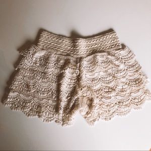 Lace shorts